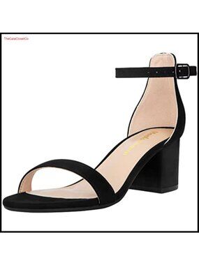 Women's Strappy Chunky Block Low Heeled Sandals 2 Inch Open Toe Sandal